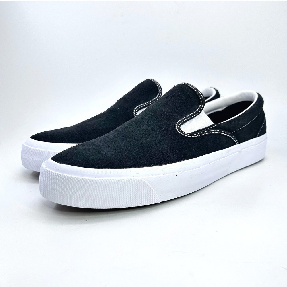 Converse CONS One Star CC Pro 160545C Black Suede Slip On Shoes Mens 12 Skate